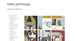 Desktop Screenshot of maitegurrutxaga.com